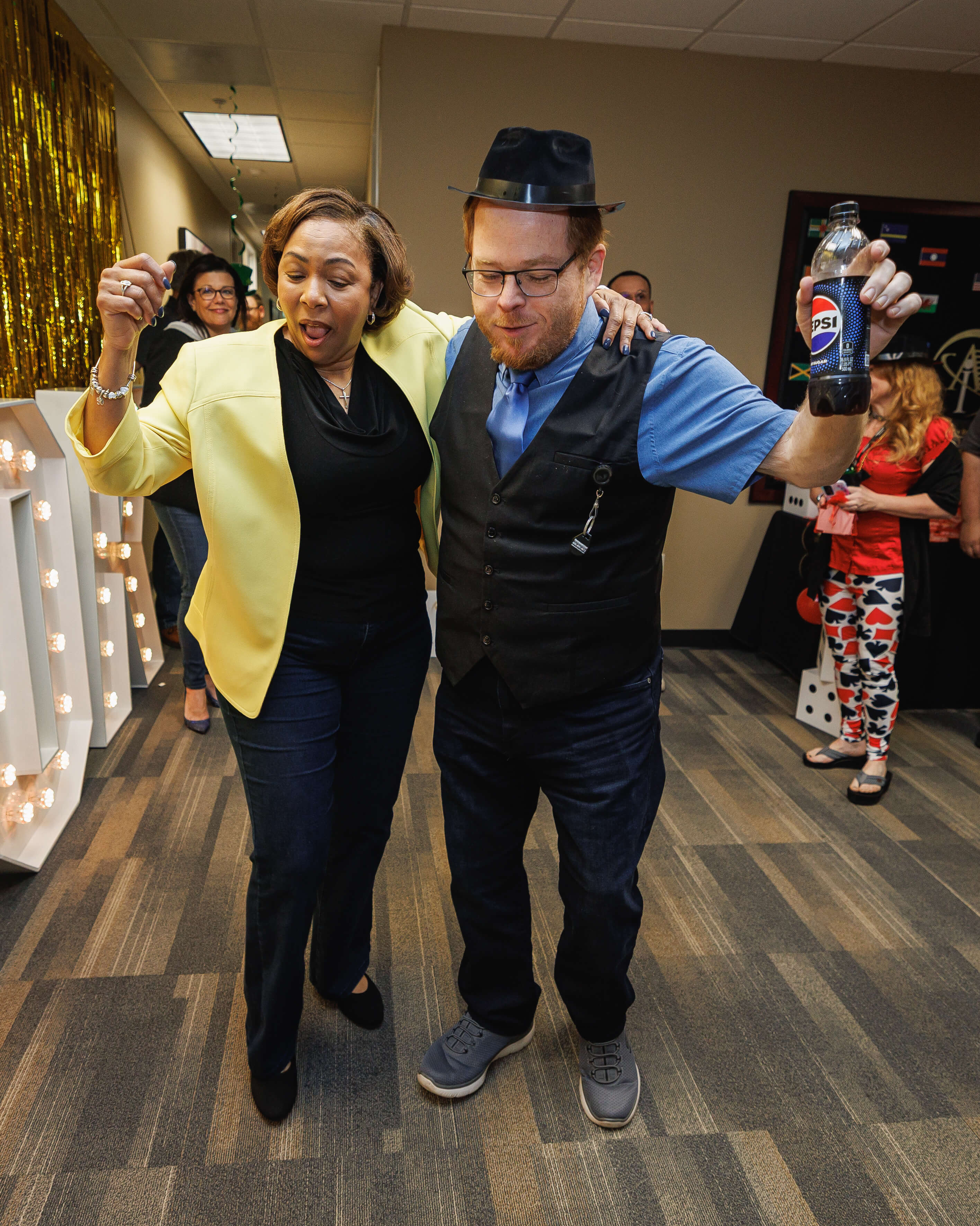 Members of the American Integrity team dance at our Winning Streaks celebration